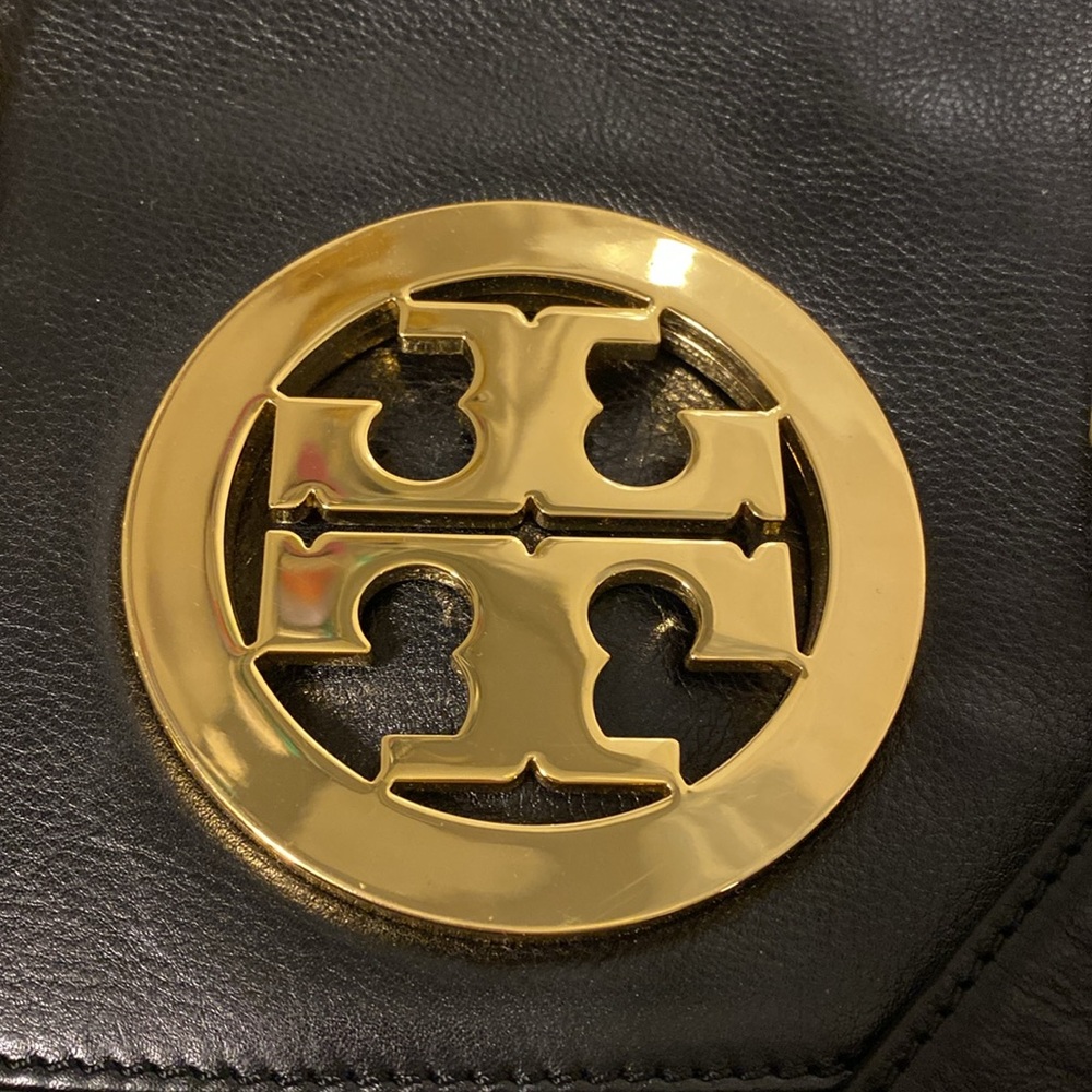 Tory Burch Black and Gold Crossbody Bag - Picture 6 of 11